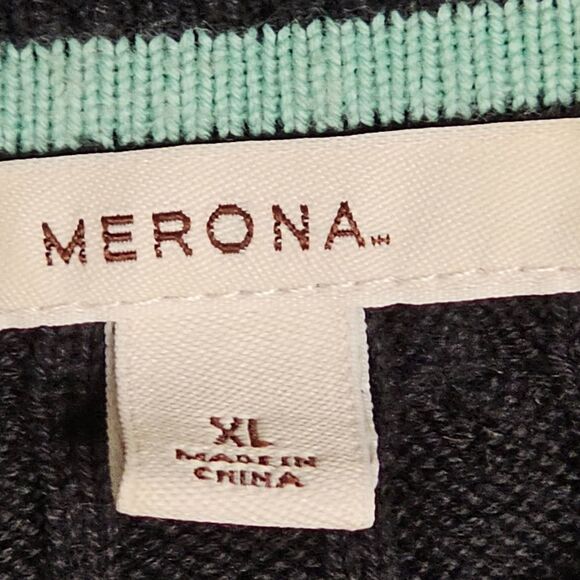 Merona Black Sweater XL - Picture 3 of 4
